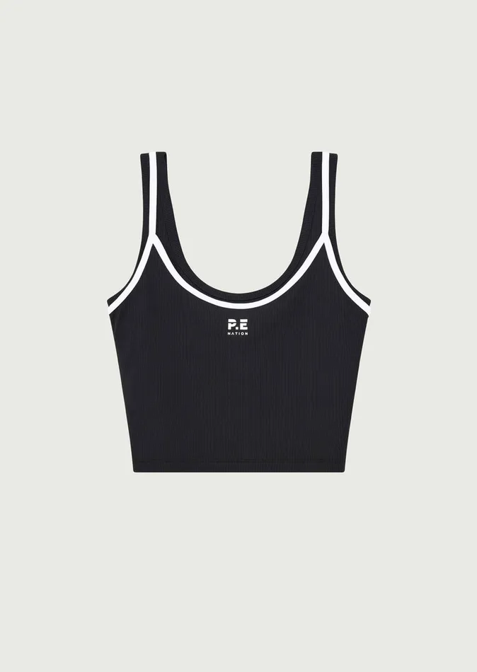 PE Nation Tanks Women FORWARD TANK IN BLACK