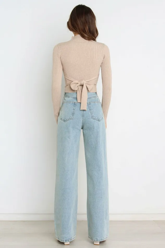 Paige Top Beige Tops Petal and Pup Women