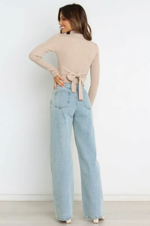 Paige Top Beige Tops Petal and Pup Women