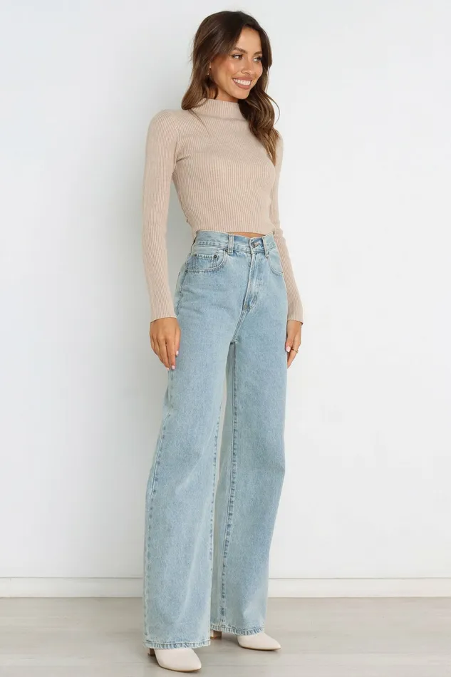 Paige Top Beige Tops Petal and Pup Women