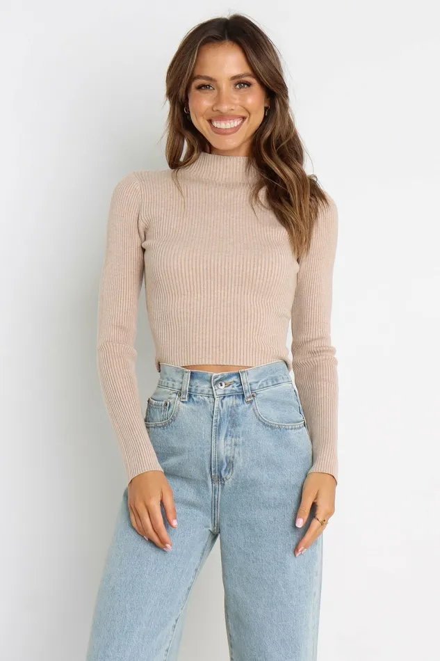 Paige Top Beige Tops Petal and Pup Women