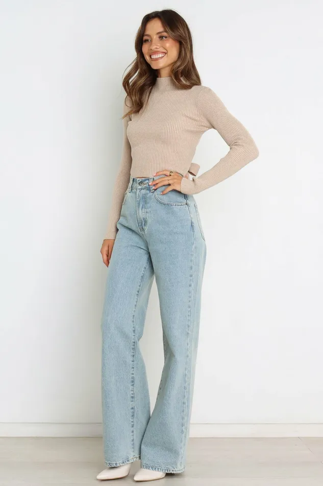 Paige Top Beige Tops Petal and Pup Women