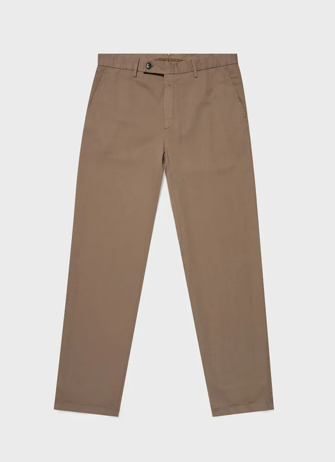Pants Cotton Linen Trouser Dark Tan 8211 ussunspel Men