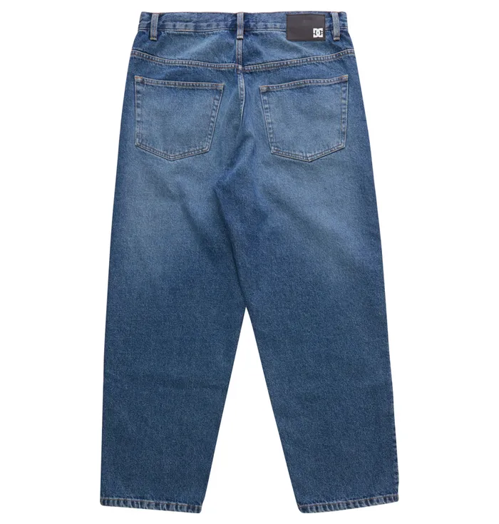 Pants Men DC Shoes Worker Baggy Jeans medium indigo