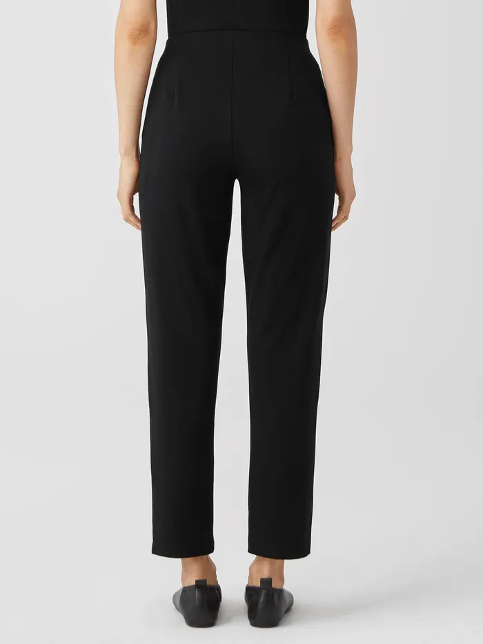 Pants Shorts and Jumpsuits Women Eileen Fisher Flex Ponte Pant Black