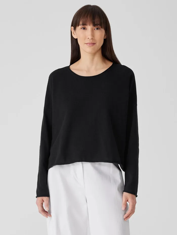 Pants Shorts and Jumpsuits Women Eileen Fisher Peruvian Organic Cotton Crepe Crew Neck Top Black Pants Shorts and Jumpsuits Women Eileen Fisher Peruvian Organic Cotton Crepe Crew Neck Top Black