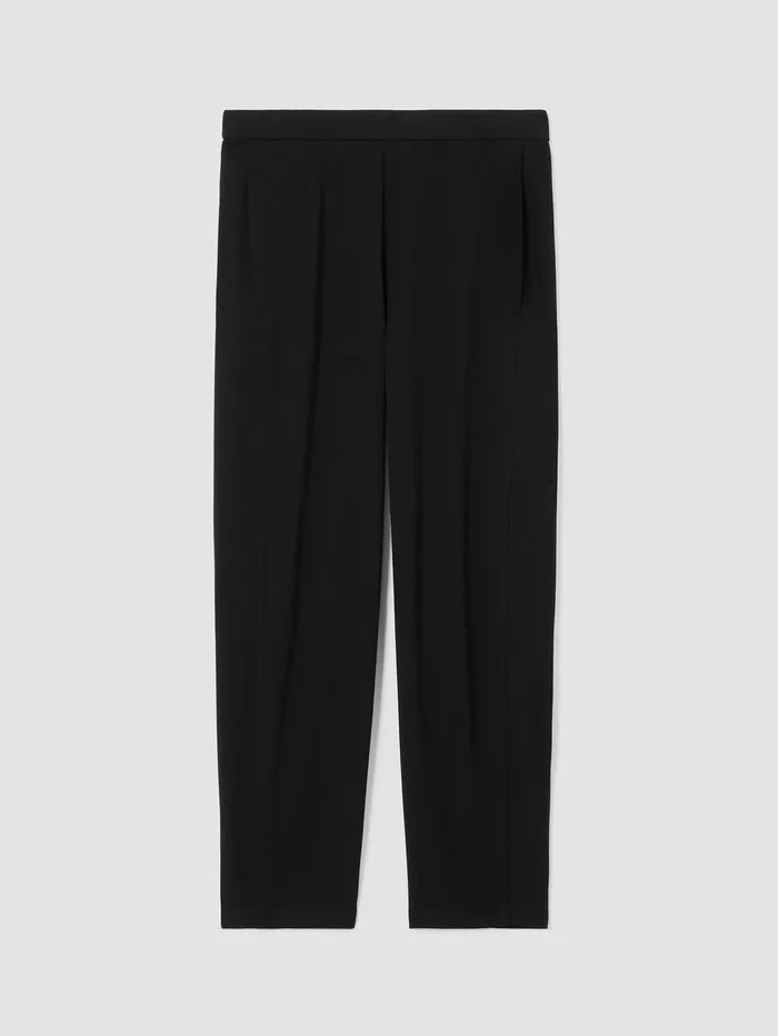 Pants Shorts and Jumpsuits Women Eileen Fisher Stretch Jersey Knit Lantern Pant Black