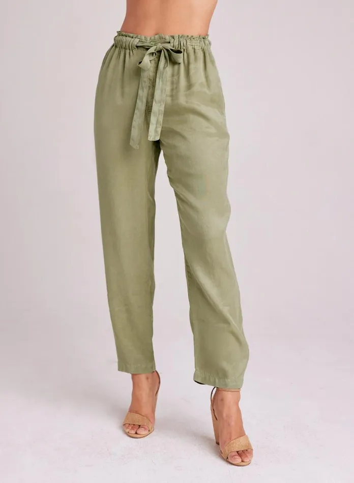 Pants Women Bella Dahl Rose Easy Trouser 8211 Dried Herb Pants Women Bella Dahl Rose Easy Trouser 8211 Dried Herb