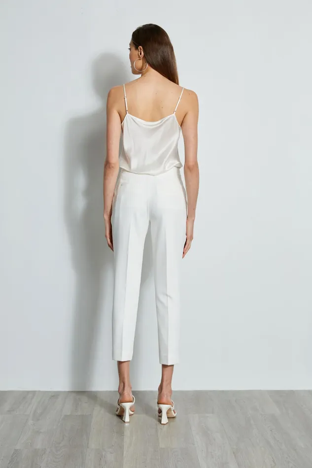 Pants Women Elie Tahari Slim Zip Pant Sky White