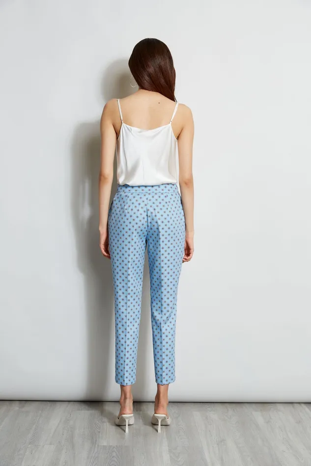 Pants Women Elie Tahari Sun Print Pant SUN BLUE PRINT