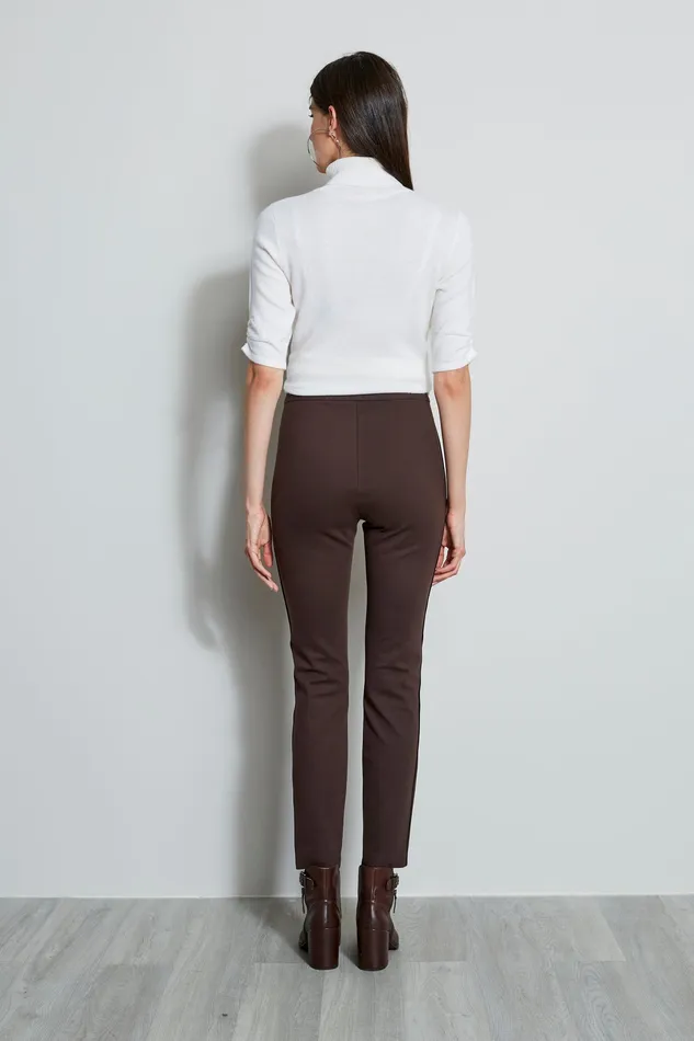 Pants Women Elie Tahari Track Stripe Legging ESPRESSO