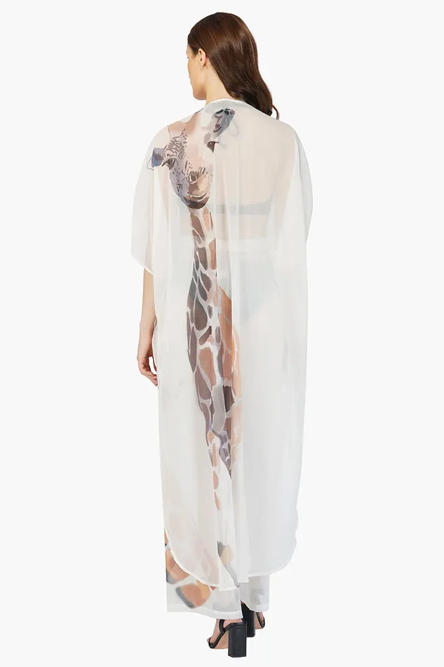 Pants Women Giraffe Chiffon Cover Up Pants America and Beyond
