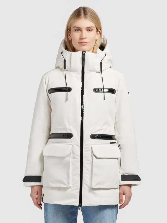 Parkas KHUJO Women Jacke TALA Naturwei