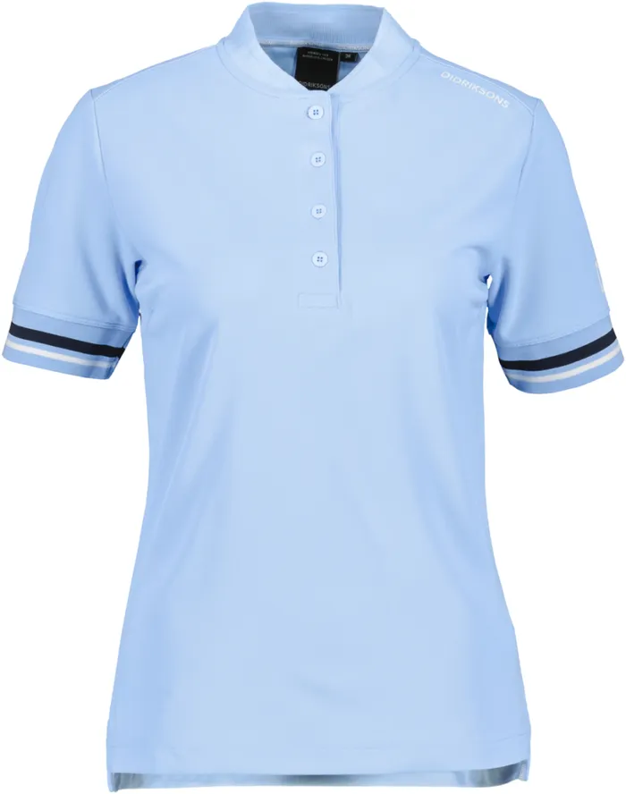 Patty Polo Sea Blue Women Didriksons Tshirts