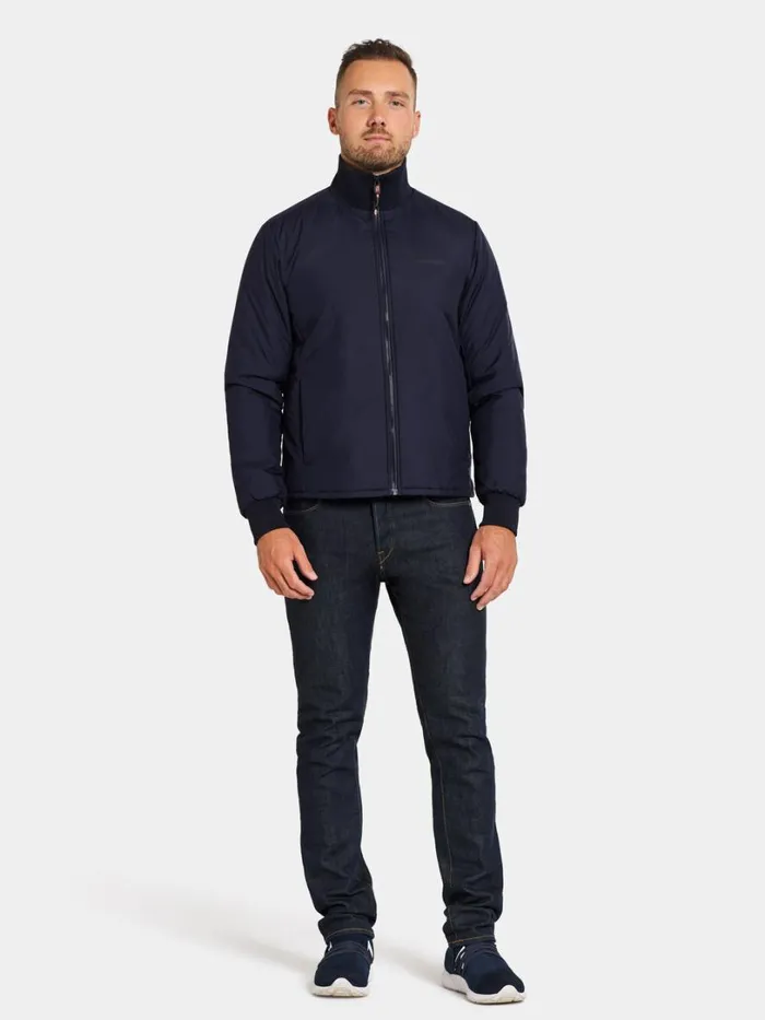 Peder Jacket Dark Night Blue Men Didriksons Spring Jackets