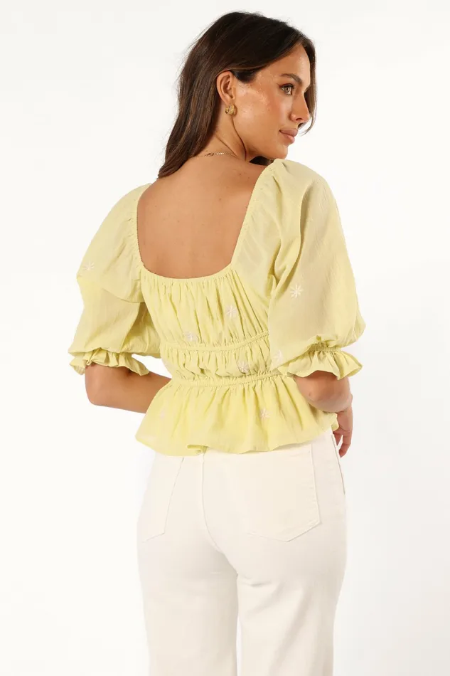 Petal and Pup Blouses and Shirts Women Hope Top Lime