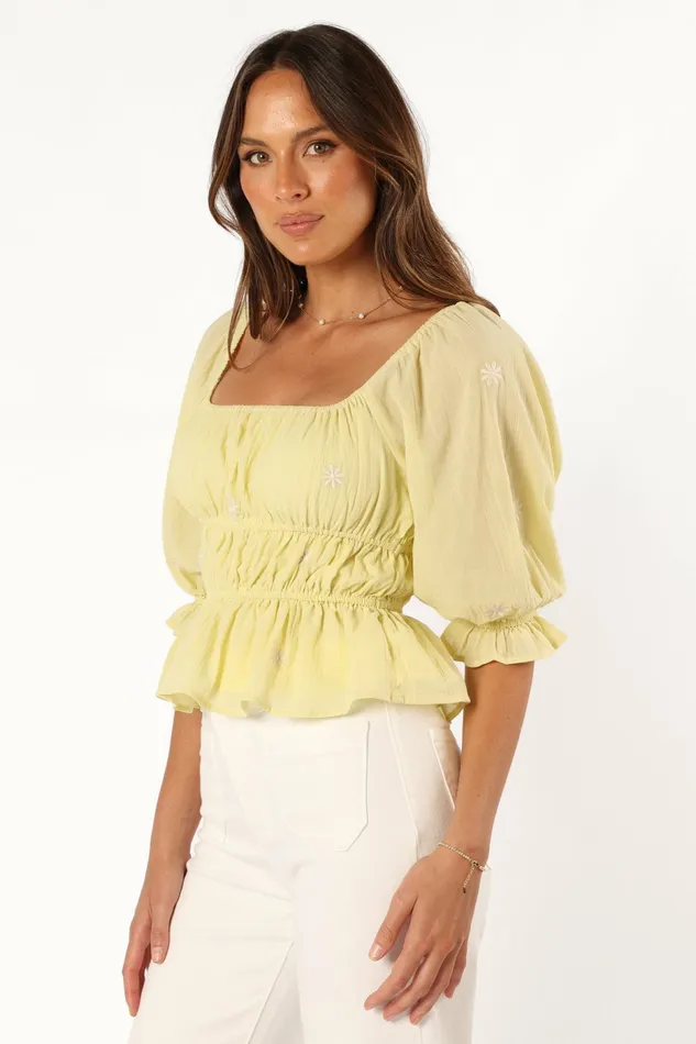 Petal and Pup Blouses and Shirts Women Hope Top Lime