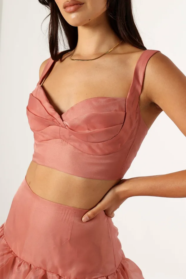 Petal and Pup Florence Skirt Set Dusty Rose Women Matching Sets