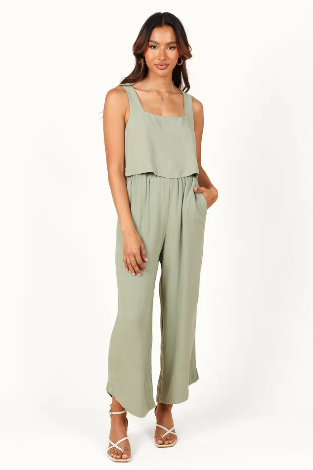 Petal and Pup Pants Women Eleanor High Waisted Pants Green