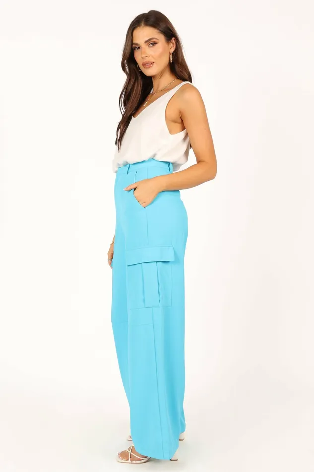 Petal and Pup Pants Women Trinny Pant Ocean Blue