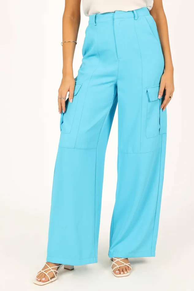 Petal and Pup Pants Women Trinny Pant Ocean Blue