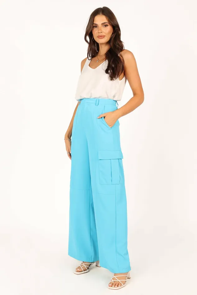 Petal and Pup Pants Women Trinny Pant Ocean Blue