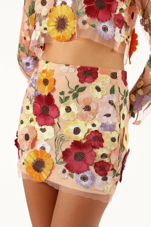 Petal and Pup Skirts Women Wrenn Skirt Pink Bloom