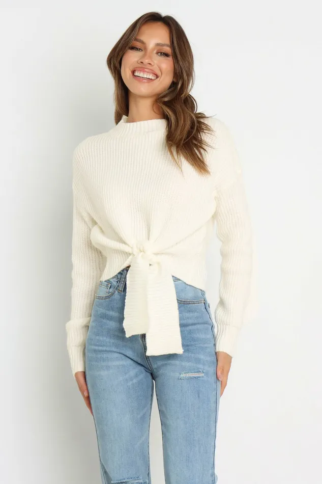 Petal and Pup Sweaters Women Captivate Knit Sweater Cream
