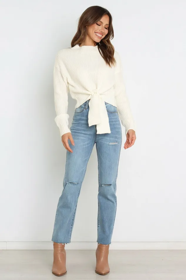 Petal and Pup Sweaters Women Captivate Knit Sweater Cream