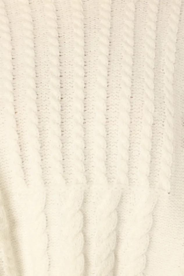 Petal and Pup Sweaters Women Skye Knit Sweater White