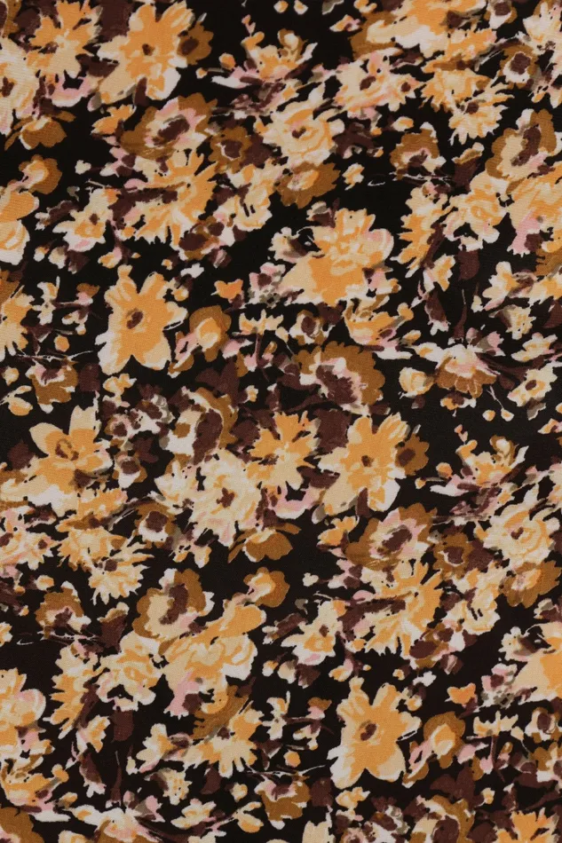 Petal and Pup Willow Midi Skirt Black Ditsy Floral Women Skirts