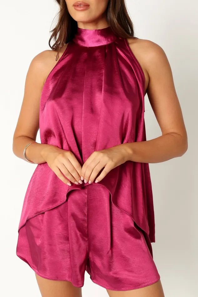 Phoebe Short Set Magenta Matching Sets Petal and Pup Women
