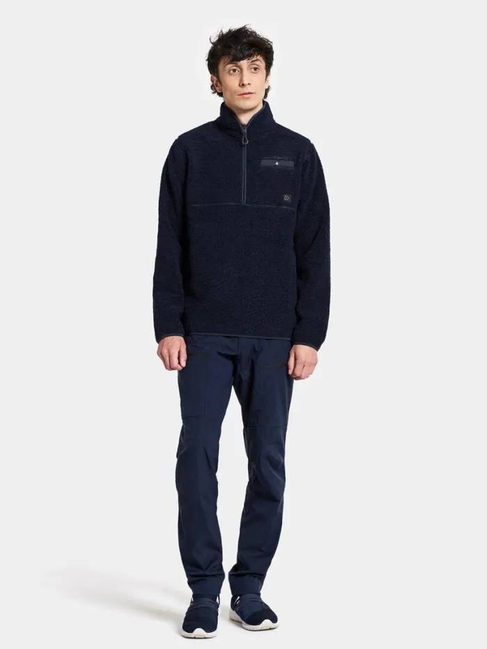 Phoenix Halfzip Dark Night Blue Men Didriksons Fleece and Midlayers Phoenix Halfzip Dark Night Blue Men Didriksons Fleece and Midlayers