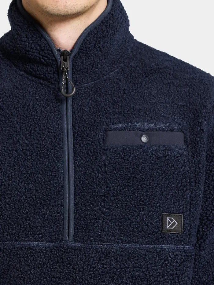 Phoenix Halfzip Dark Night Blue Men Didriksons Fleece and Midlayers Phoenix Halfzip Dark Night Blue Men Didriksons Fleece and Midlayers
