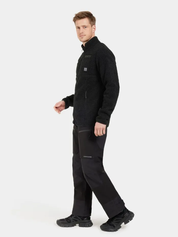 Phoenix Men039s Fullzip Black Men Didriksons Fleece and Midlayers