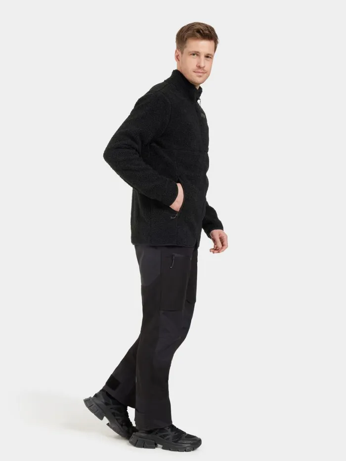 Phoenix Men039s Fullzip Black Men Didriksons Fleece and Midlayers