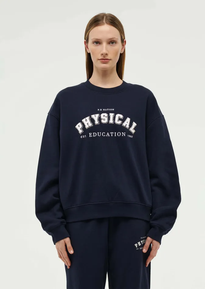 PHYSICAL SWEAT IN DARK NAVY Women Sweatshirts PE Nation