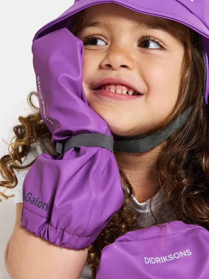 Pileglove Kid039s 8 Tulip Purple Kids Didriksons Gloves and Mittens