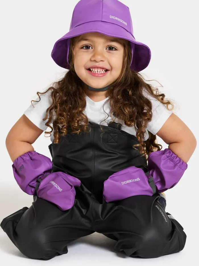 Pileglove Kid039s 8 Tulip Purple Kids Didriksons Gloves and Mittens