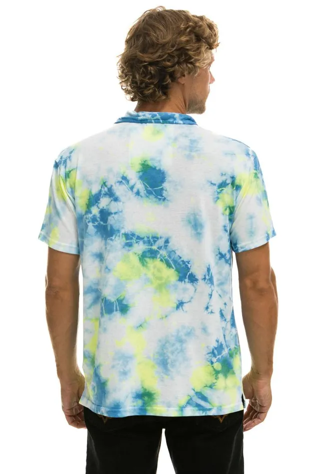 Polo 8211 Tie Dye Yellow Women Aviator Nation Tees