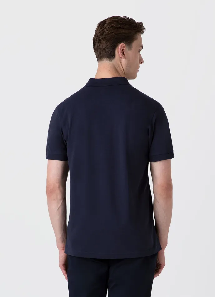 Polo Shirts ussunspel Men Piqu Polo Shirt Navy Polo Shirts ussunspel Men Piqu Polo Shirt Navy