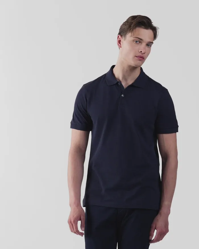 Polo Shirts ussunspel Men Piqu Polo Shirt Navy Polo Shirts ussunspel Men Piqu Polo Shirt Navy