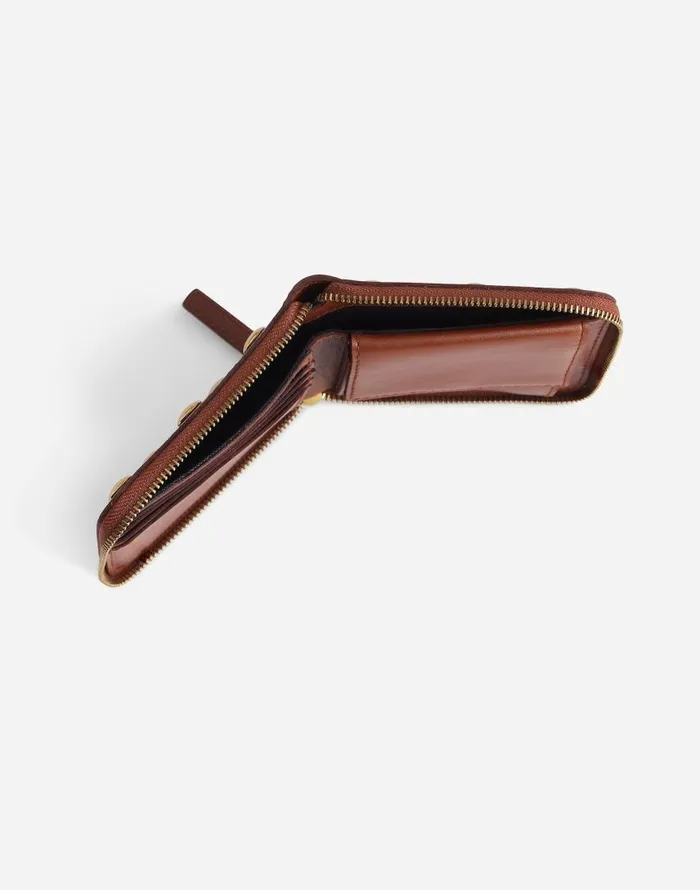 Pouches and Wallets Women Madewell The Essential Zip Wallet Soft Mahogany