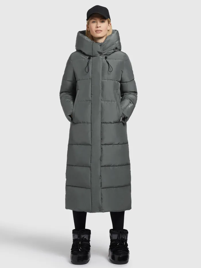 Puffer Coats Women KHUJO Mantel SOULANI3 Grau Grau