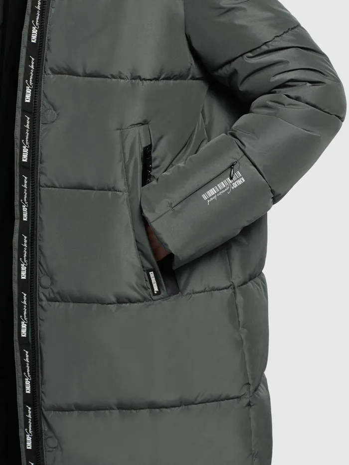 Puffer Coats Women KHUJO Mantel SOULANI3 Grau Grau