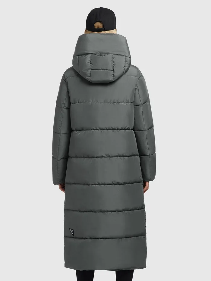 Puffer Coats Women KHUJO Mantel SOULANI3 Grau Grau