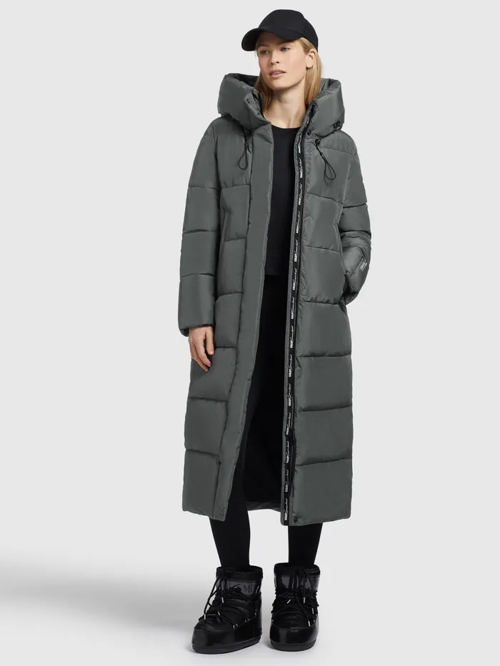 Puffer Coats Women KHUJO Mantel SOULANI3 Grau Grau