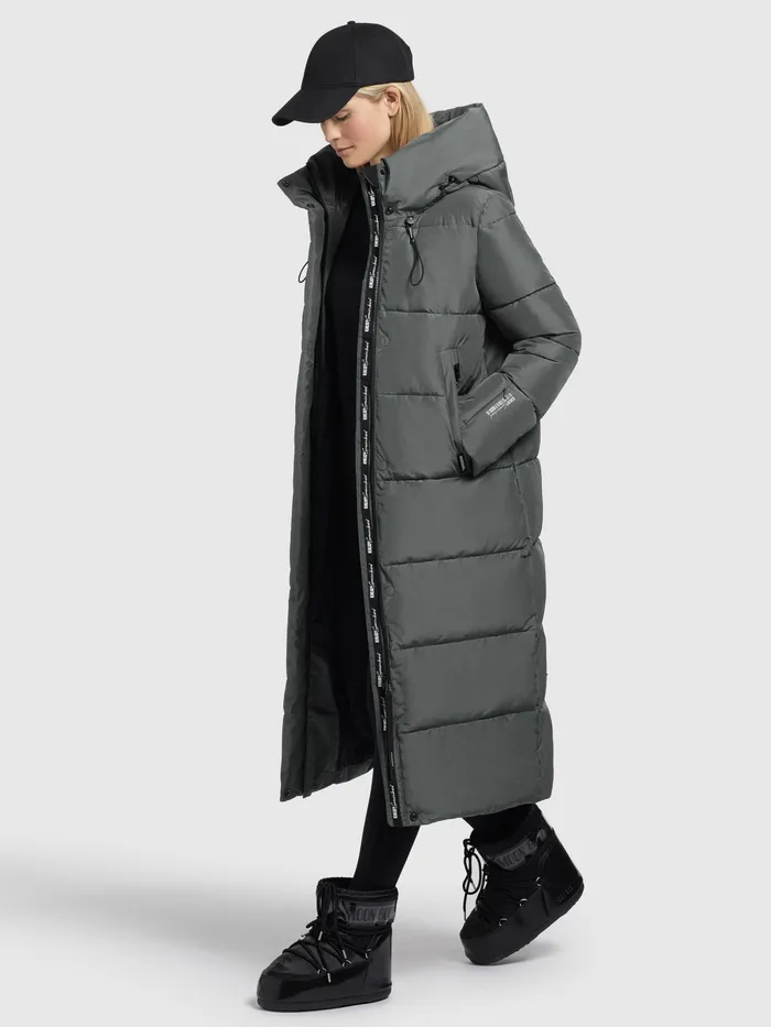 Puffer Coats Women KHUJO Mantel SOULANI3 Grau Grau