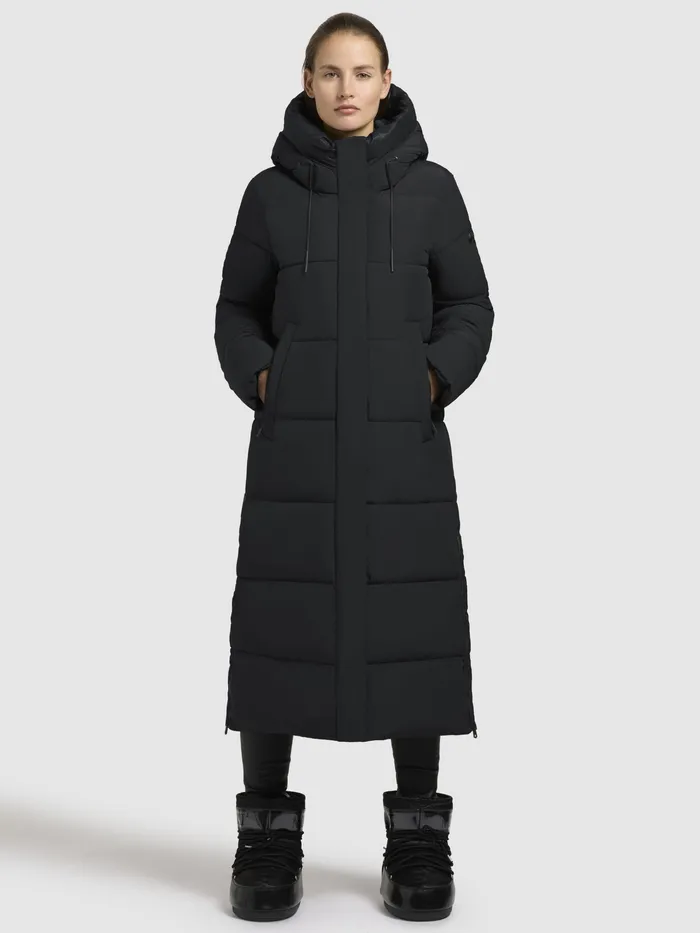 Puffer Coats Women Mantel KALEY Schwarz Schwarz KHUJO