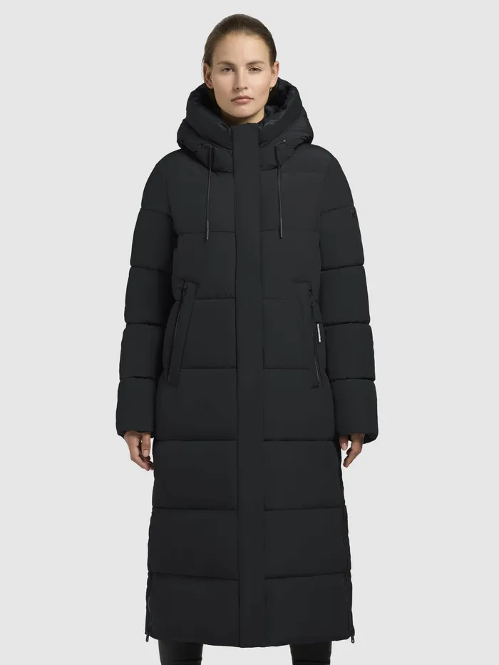 Puffer Coats Women Mantel KALEY Schwarz Schwarz KHUJO